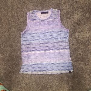 Purple, Printed Tank Top